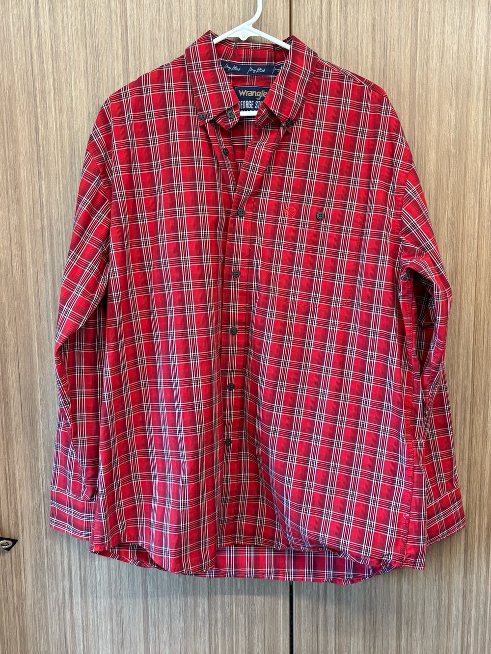 Wrangler George Straight Collection Plaid Button-Down Shirt